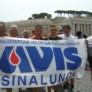 Delegazione AVIS Sinalunga in Piazza San Pietro, Roma