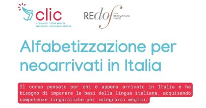 Alfabetizzazione per neoarrivati in Italia