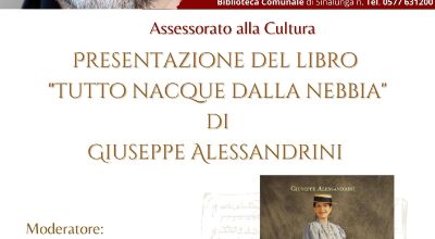 PRESENTAZIONE LIBRO DI GIUSEPPE ALESSANDRINI " TUTTO NACQUE DALLA NEBBIA"