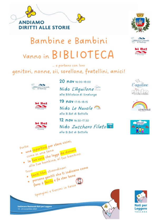 Locandina nati per leggere Locandina nati per leggere