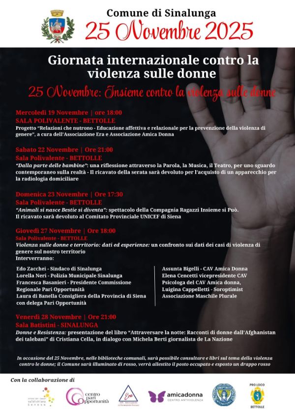 locandina 25 Novembre 